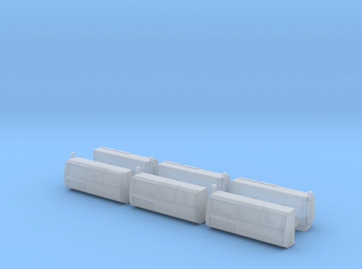 1/87 Scale Transit Reefer Units x6 3d printed