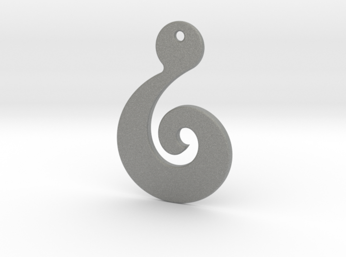 Maori Pendant - thick (5mm thick) 3d printed