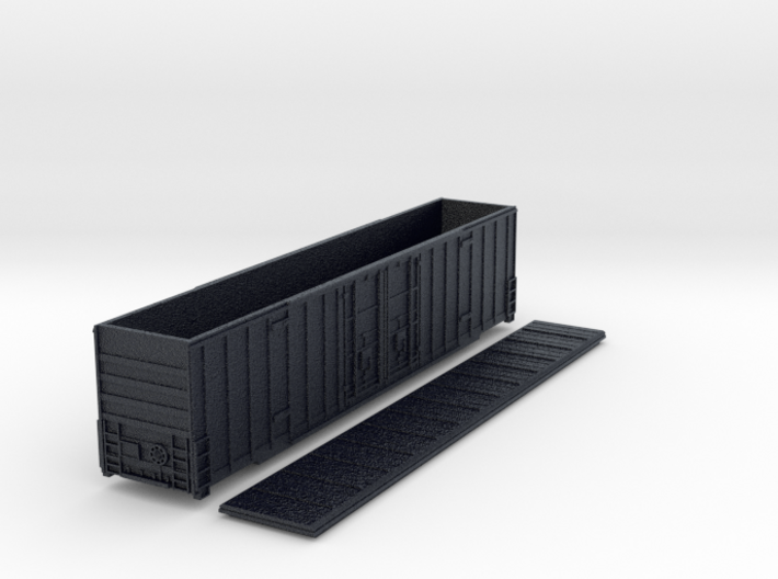 60-foot Excess Height Gunderson boxcar in Nscale 3d printed