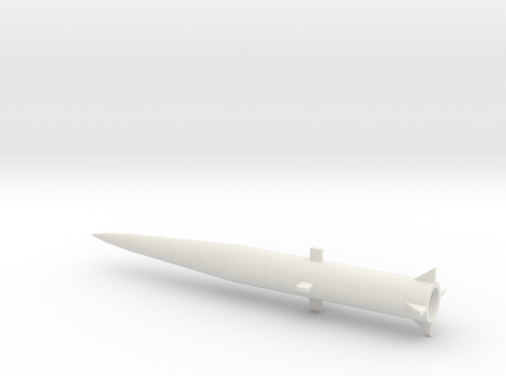 1/200 Scale MGM34 Pershing 1 Missile 3d printed