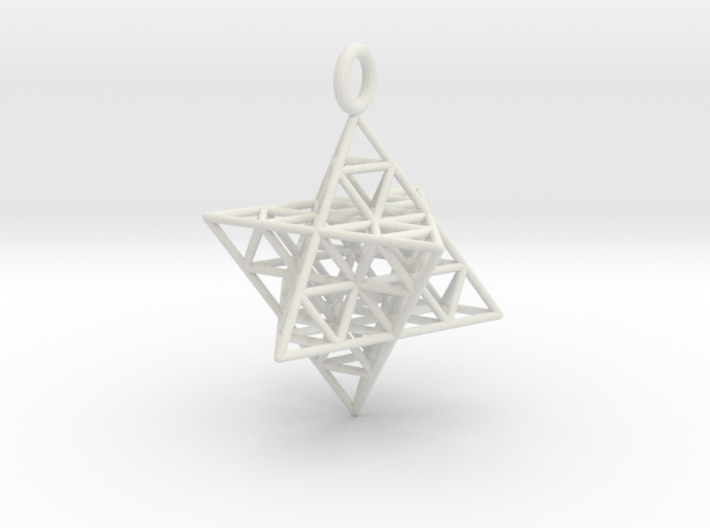 Star Tetrahedron Fractal 35mm 3d printed