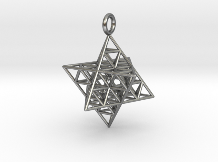 Star Tetrahedron Fractal 35mm 3d printed