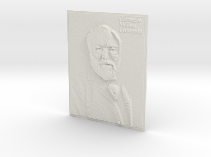 Andrew Carnegie CMU Flat Lithophane 3d printed