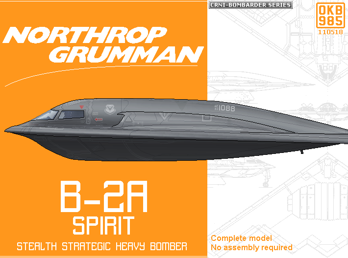 Northrop Grumman B-2 Spirit 3d printed