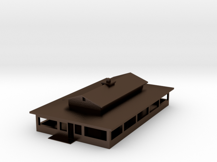 Schoolhouse With Roof 3d printed