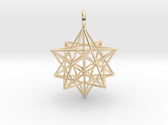 Stellated Dodecahedron - 2 sizes - 23mm &amp; 31mm 3d printed