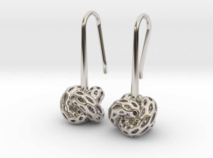 D-STRUCTURA Earrings. Stylized Chic 3d printed