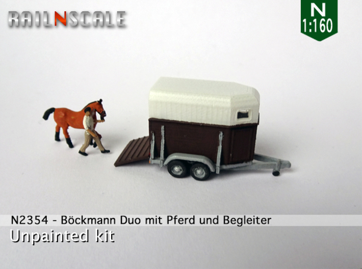 Böckmann Duo mit offener Klappe und Pferd (N) 3d printed