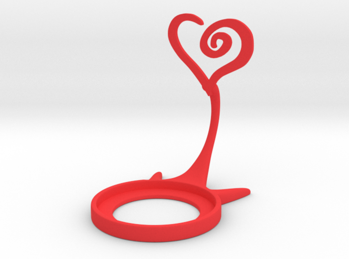 Valentine Spiral Heart 3d printed 