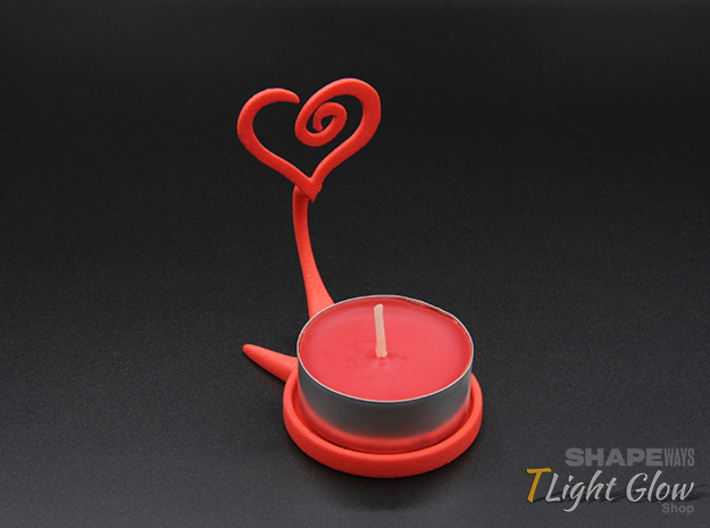 Valentine Spiral Heart 3d printed 