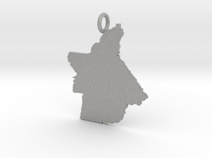 Butte County Pendant 3d printed