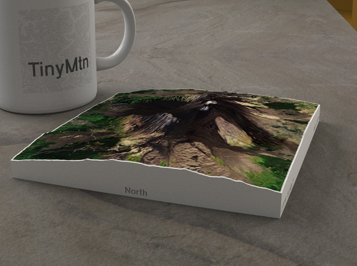 Mt. Etna, Sicily, Italy, 1:100000 Explorer 3d printed 