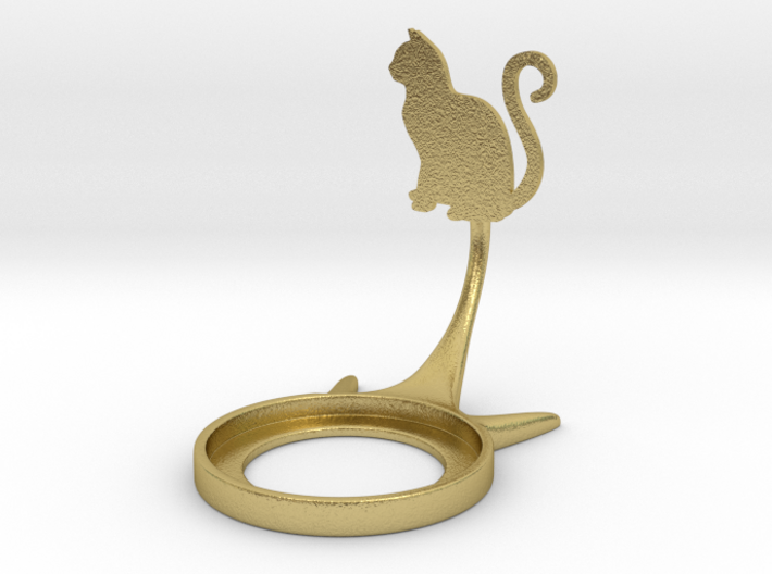 Animal Cat Curly 3d printed