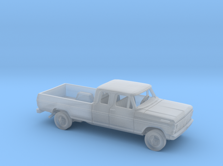 1/160 1967-69 Ford F-Series Ext Cab Reg Bed Kit 3d printed