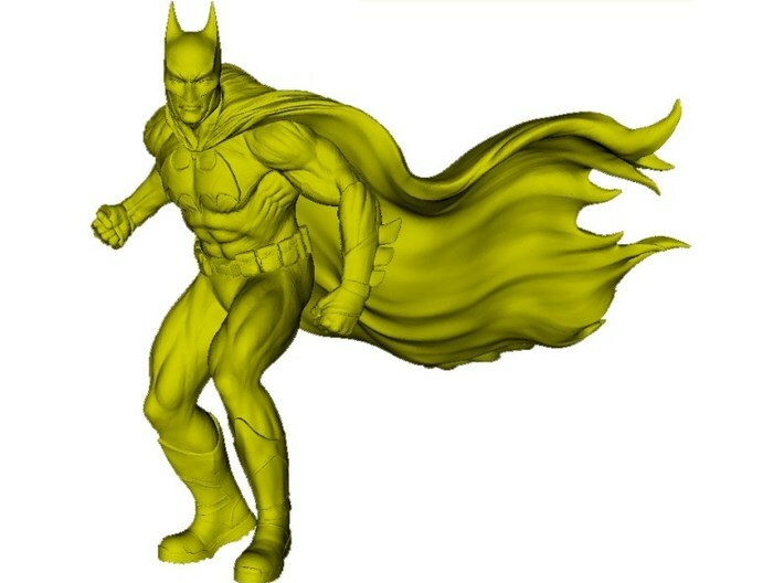 1/35 scale Batman superhero figure 3d printed