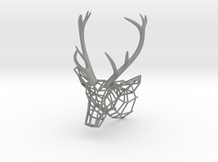 small deer head (no base plate) 3d printed 