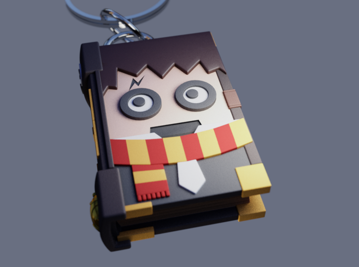 Harry Potter Keychain 3d printed 