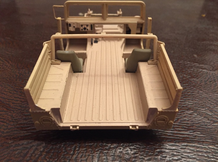 Rollbar and rear cargo sides for Dumvee or GMV 3d printed 
