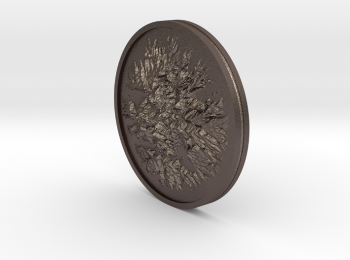 Sutter Buttes Coin 3d printed