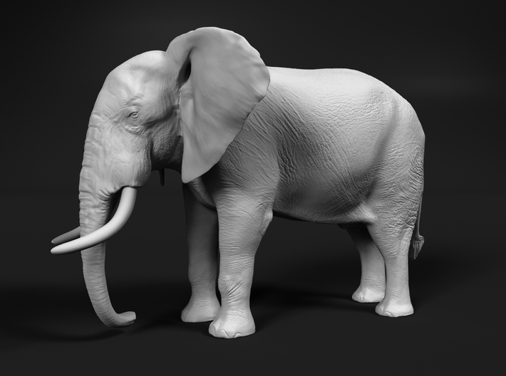 African Bush Elephant 1:35 Standing Male 3d printed