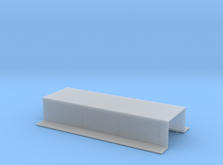 Chassis cover Z scale 3d printed Engine Chassis Cover N scale