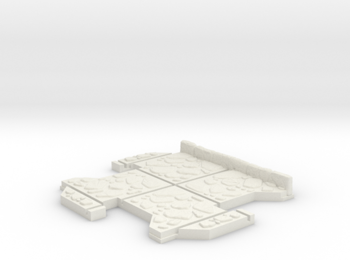 Small 3 way Dungeon Tile 3d printed