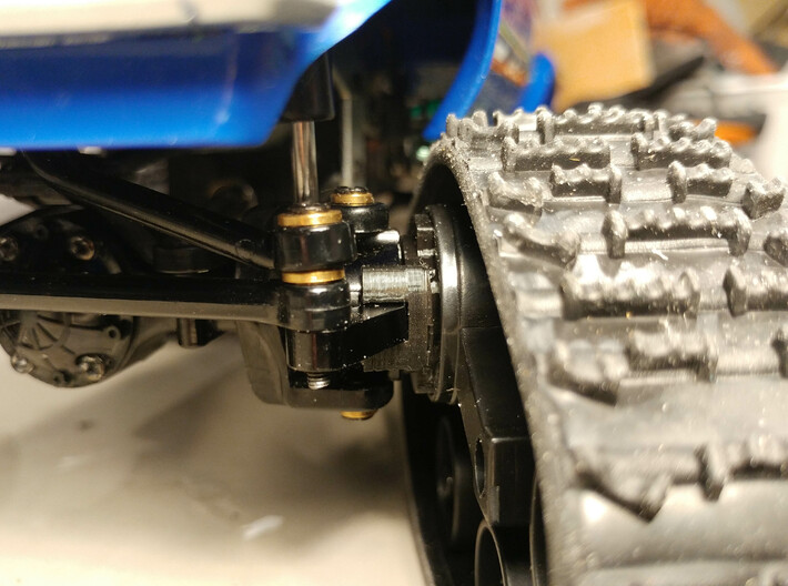 WPL Front Track Adaptor - Fixed version 3d printed Test Prior to upload