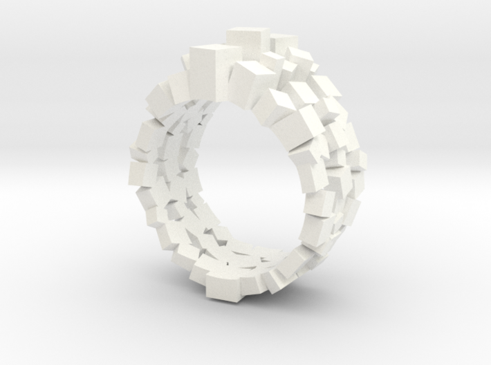 Triple Prism Ring 3d printed