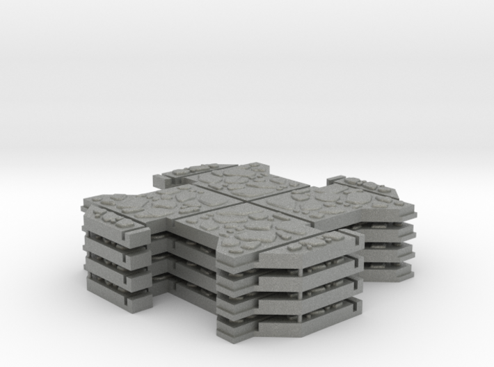 Small Multi 4 Pack - Dungeon Tiles 3d printed
