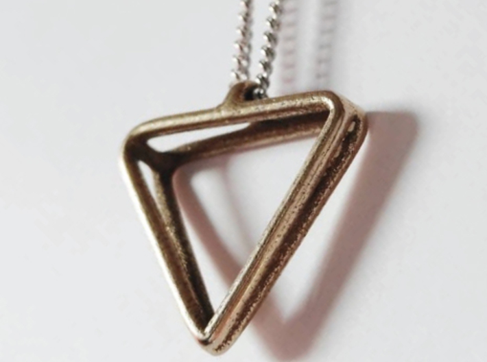 2Triangles Pendant 3d printed 