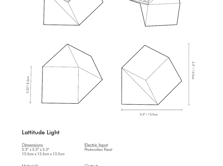 Latitude Light 3d printed 