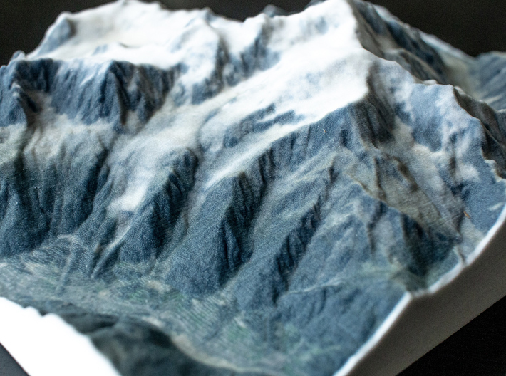 Mont Blanc, France/Italy, 1:100000 Explorer 3d printed