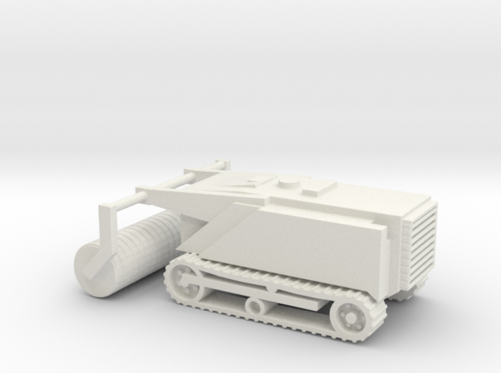 1/72 Scale M160 Mine Clearing Robot Roller 3d printed