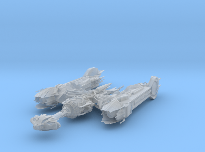 Klingon Sarcophagus Ship 3d printed