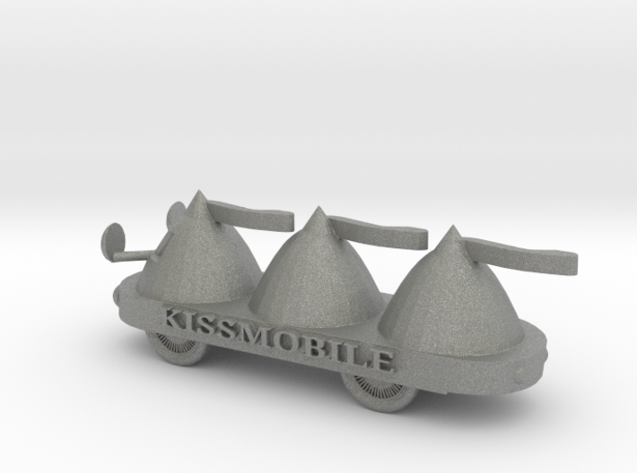 O Scale KissMobile 3d printed This is render not a picture