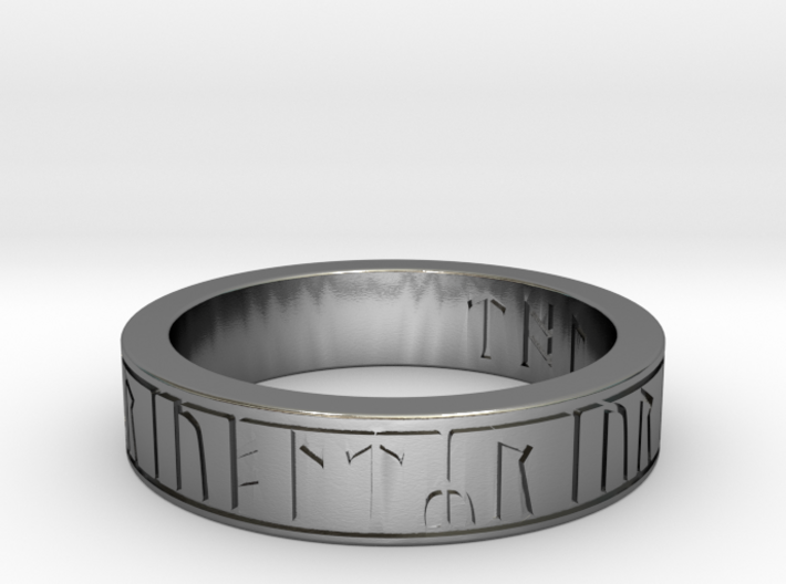 Kingmoor Ring of Regeneration - Silver 3d printed 