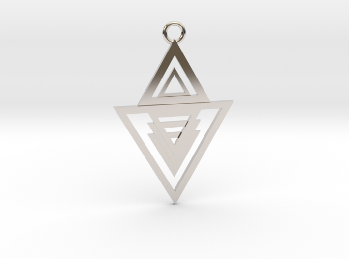 Geometrical pendant no.13 3d printed