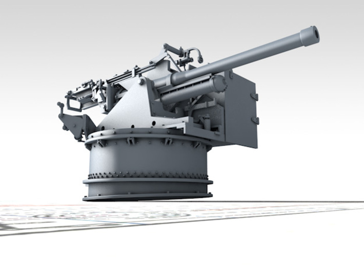 1/48 6-pdr (57mm)/7cwt QF MKIIA Aft (MTB) 3d printed 3D render showing product detail