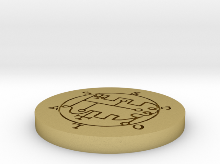 Stolas Coin 3d printed