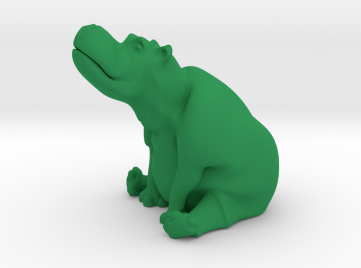 day dreaming hippo 3d printed