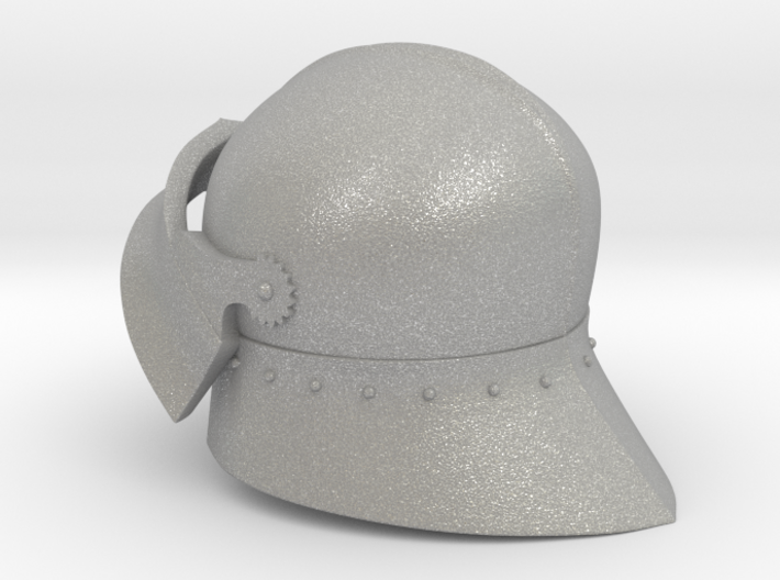 Medieval Sallet compatible with playmobil figure 3d printed