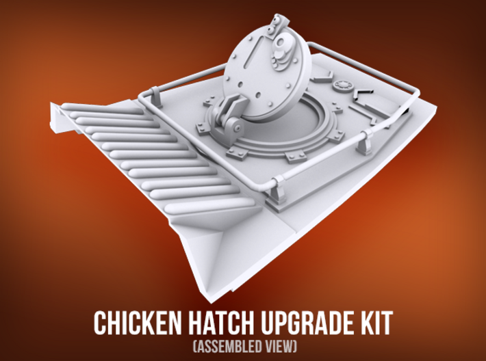 Chicken Hatch Upgrade Kit 3d printed 