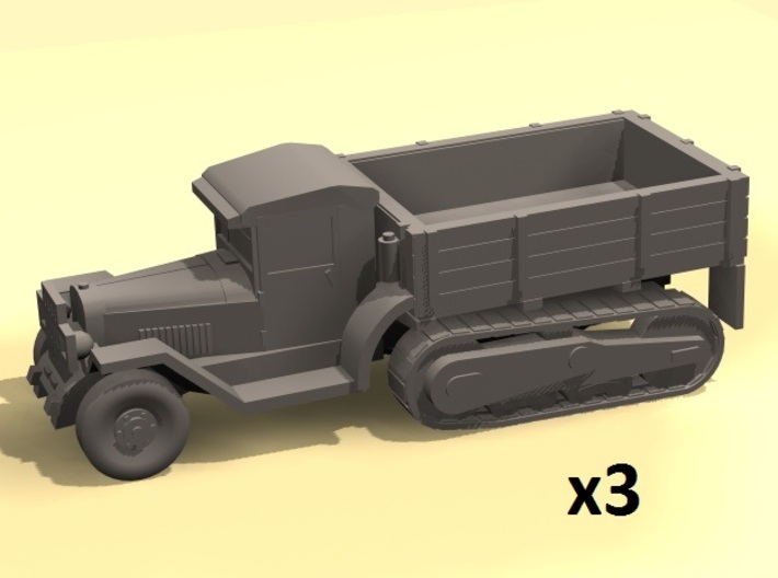 1/160 ZIS-42 half truck 3d printed