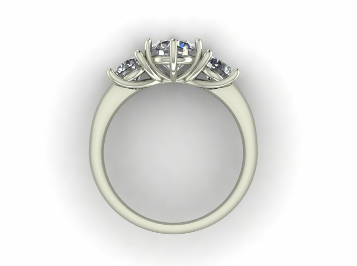 Classic Solitaire 9, 1ct centre NO STONES SUPPLIED 3d printed 