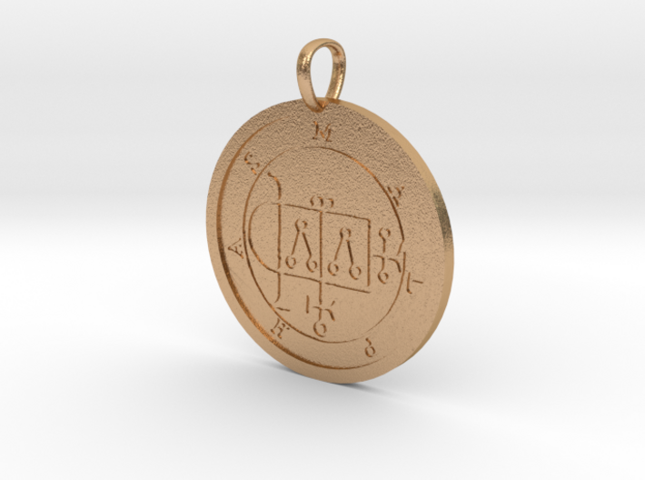 Malphas Medallion 3d printed