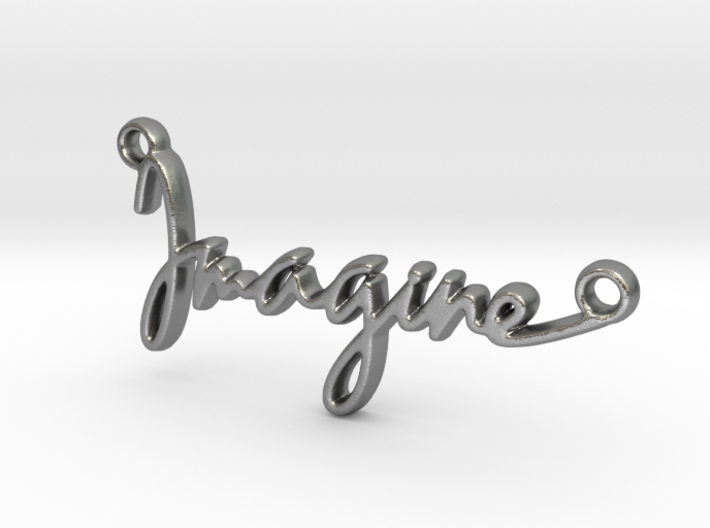 &quot;Imagine&quot; a strong word, a universal song. 3d printed