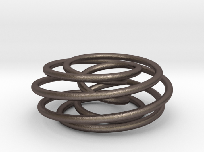 Steel Torus Knot (7,2) 3d printed 
