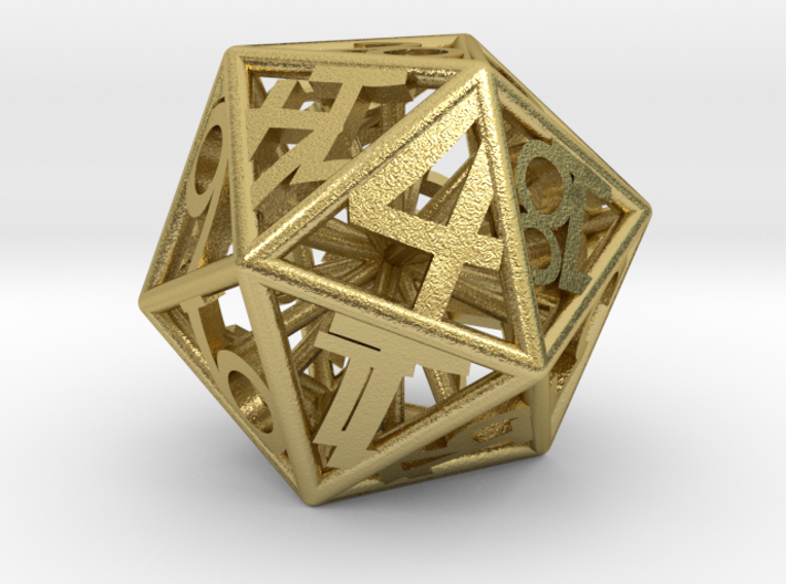 D20 Balanced - Numbers Only (Small) 3d printed