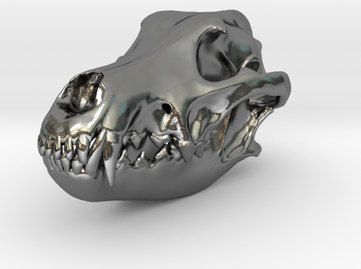 wolfskullbasefinal2.4 3d printed