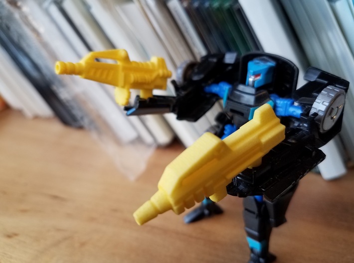 5mm Guns for TFSS Nightracer 3d printed